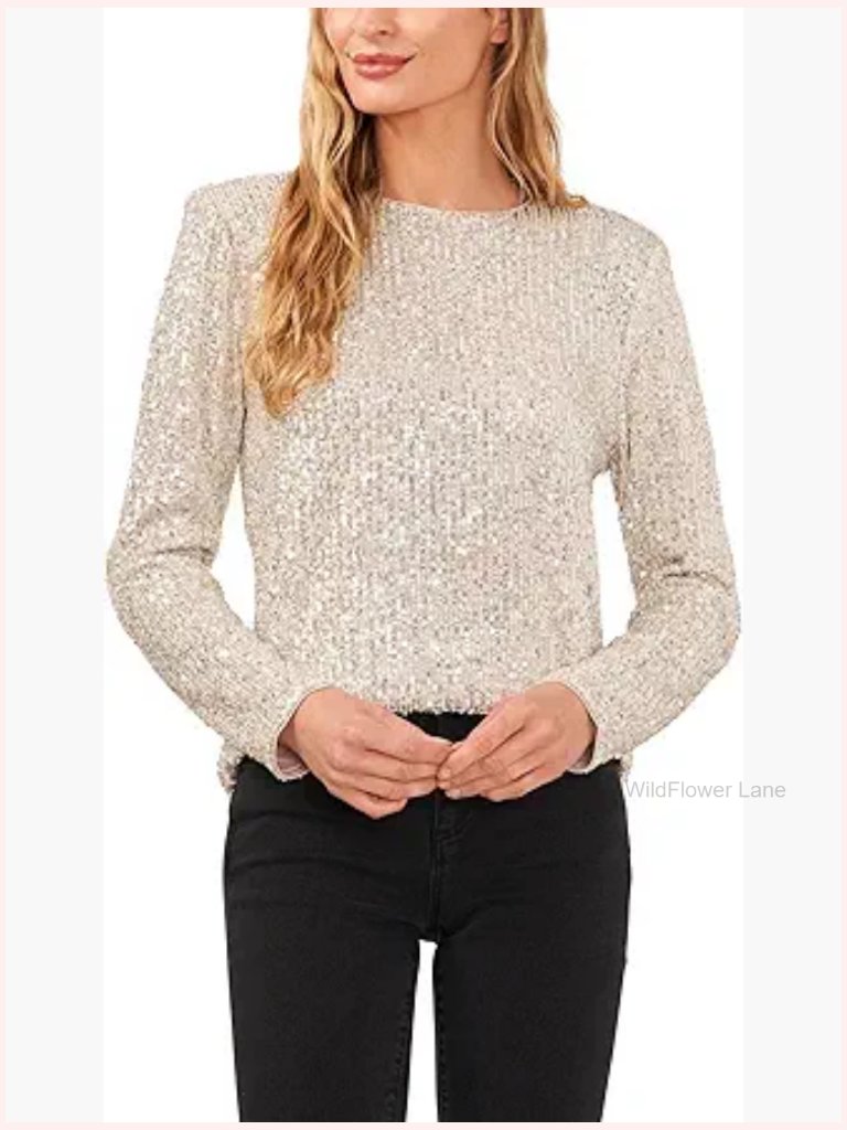 Long Sleeve Crew Neck T-Shirt, Classic Fit, Heavyweight Stretch